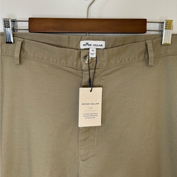 Peter Millar Pilot Twill Flat Front Trouser Size 42 NWT - Picture 5 of 6